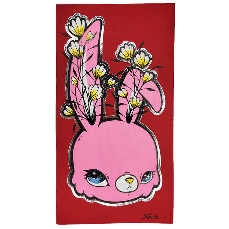 061 Pink Rabbit by Flavia