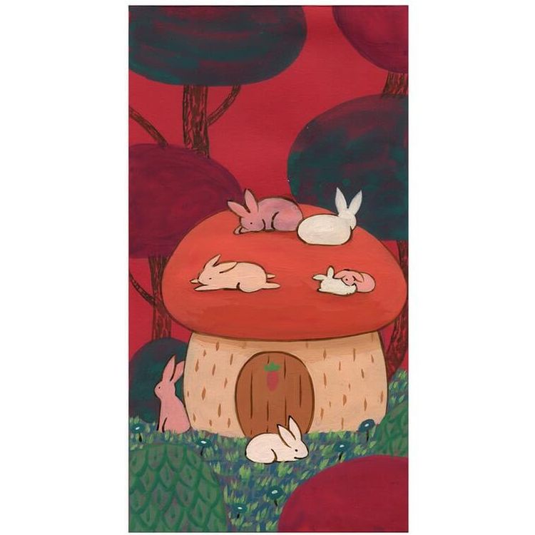 092 Mushroom Hunter  by Jen Tong