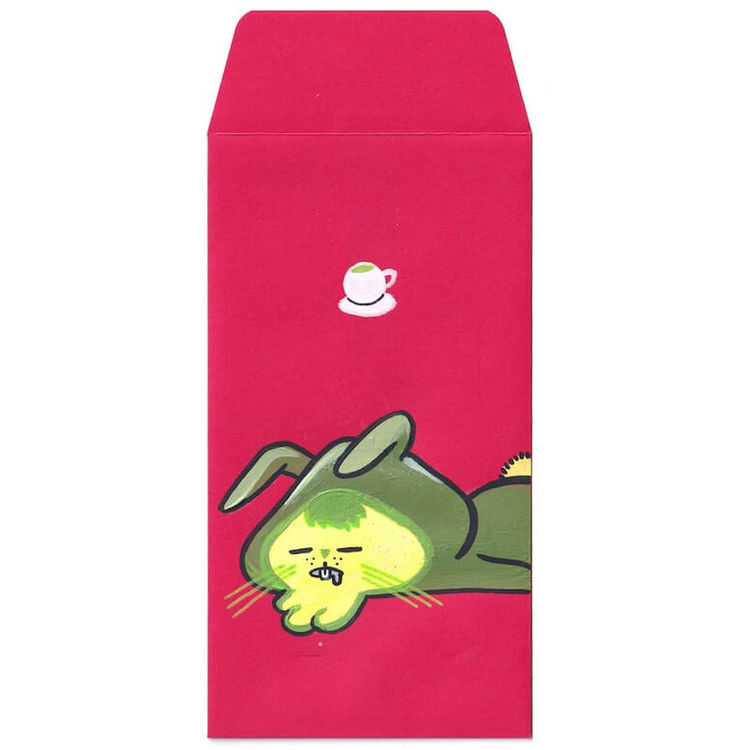 096 Mochi Bunny - Laying by Jeremy Nguyen