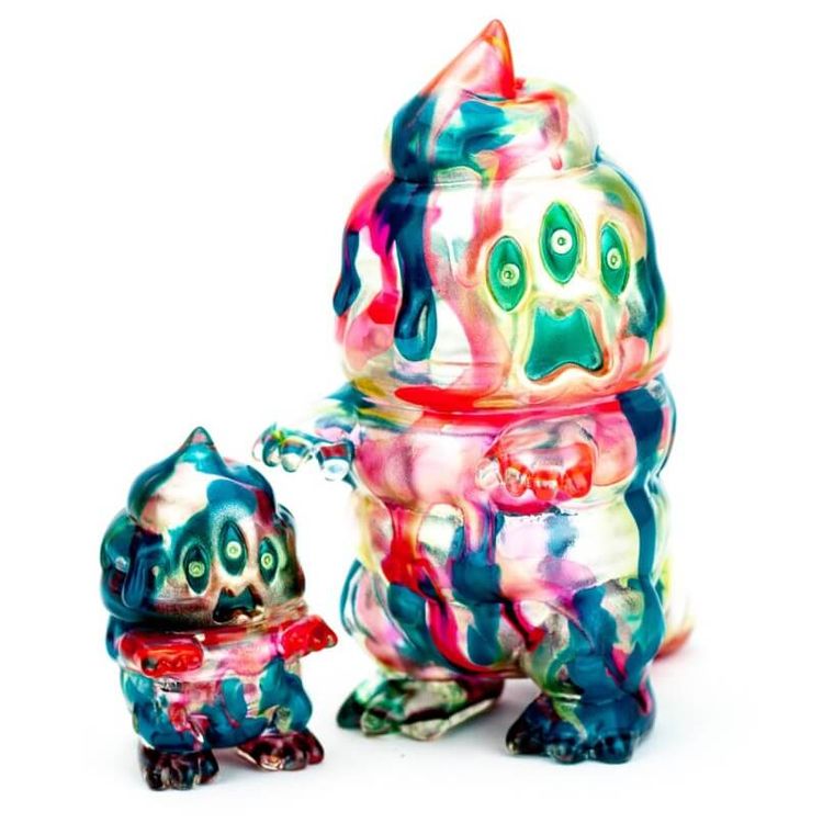 1-off Shitton (Pink Blue Clear) by Art Junkie (Shinichiro AJ Kato)
