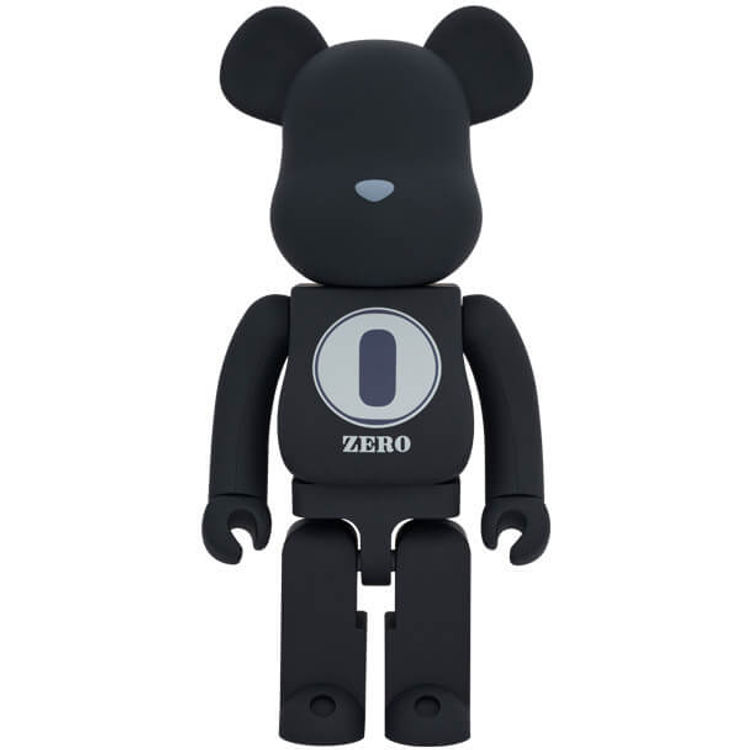 1000% Black Robert Indiana x Fragment Design Bearbrick by Robert Indiana