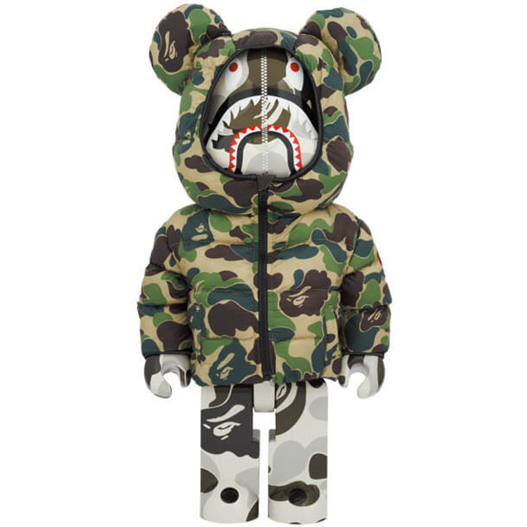 1000% Canada Goose Shark Bearbrick by BAPE (A Bathing Ape)