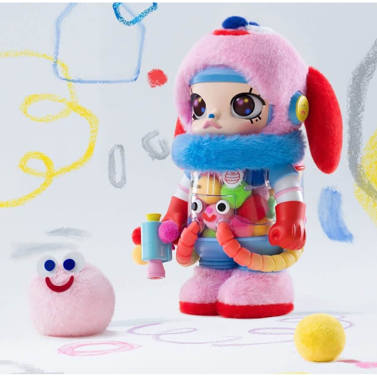 1000% Jon Burgerman Mega Space Molly