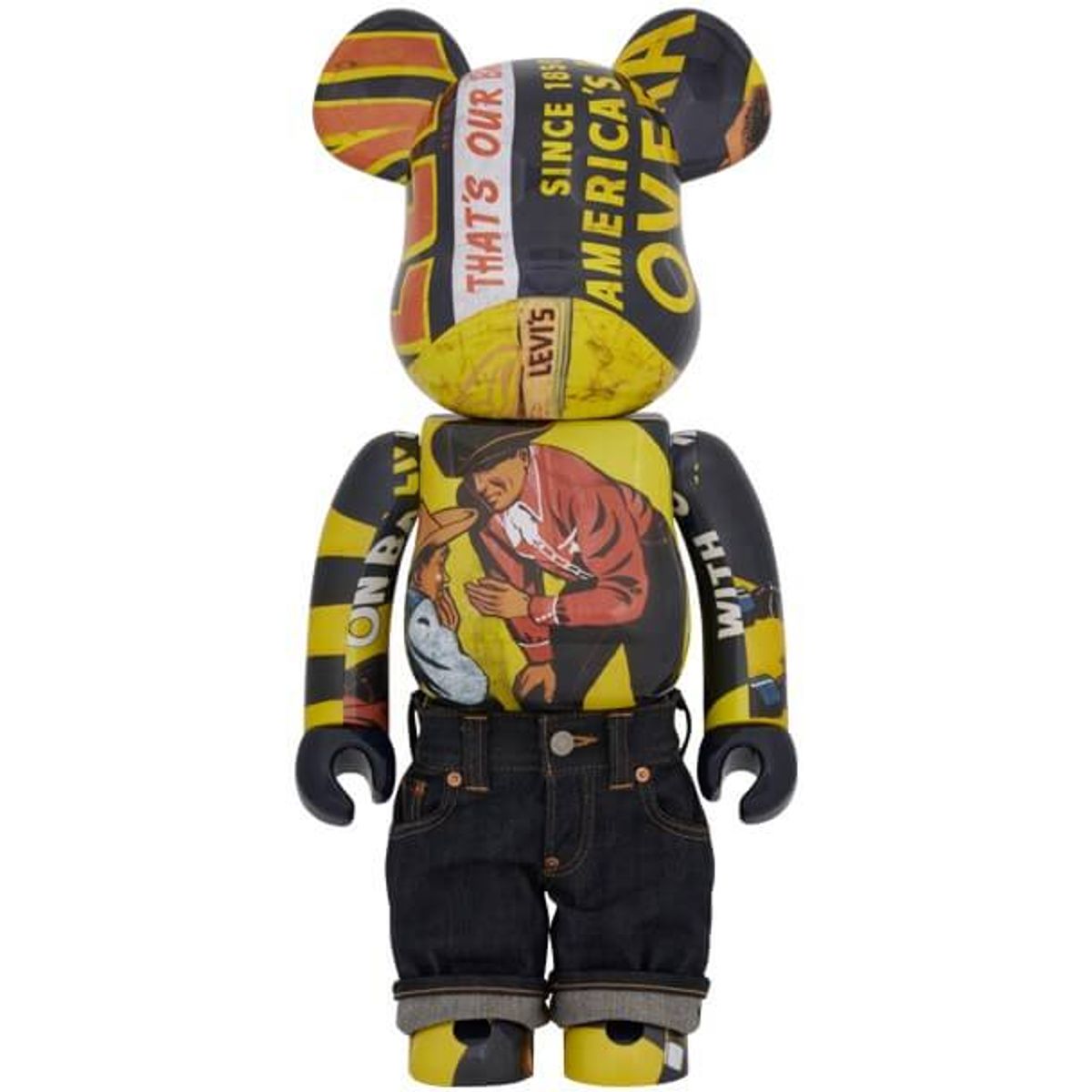 1000% Levi's Banner Bearbrick 