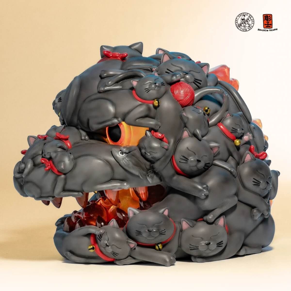 1000% Mega Red Flame Hundred Cats