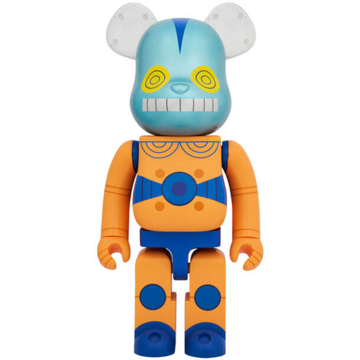 1000% Orange HxS Bearbrick