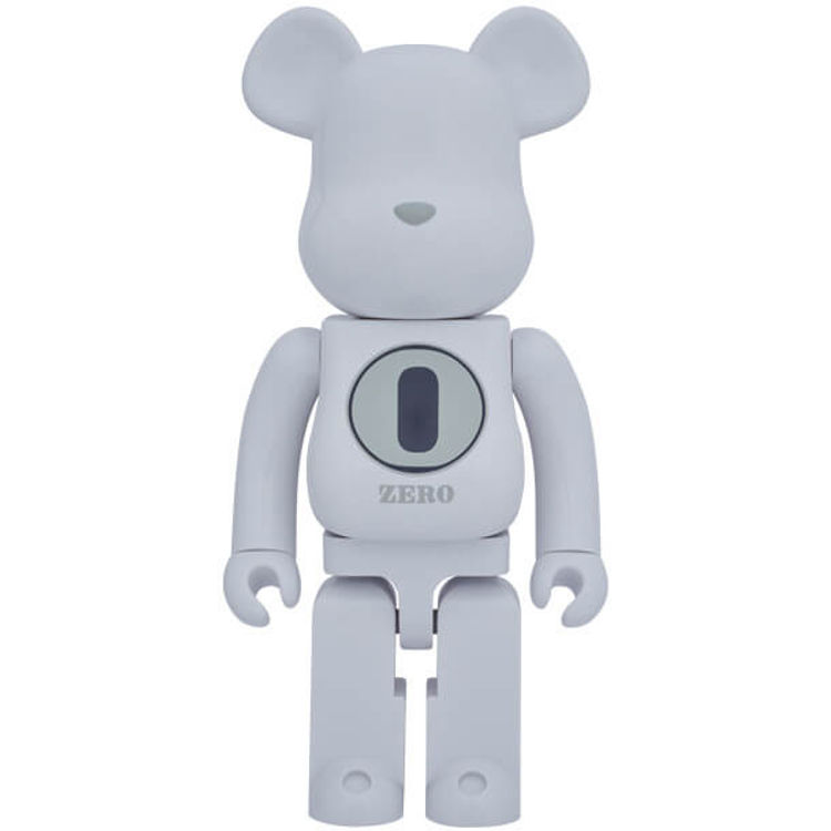 1000% White Robert Indiana x Fragment Design Bearbrick by Robert Indiana