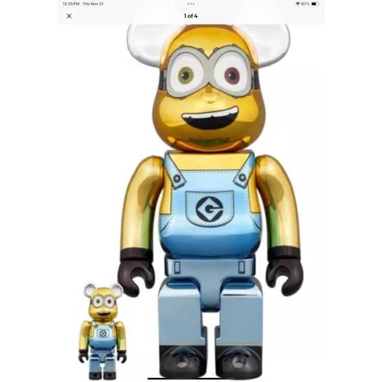 100%+400% Chrome Bob Minions (set) by Universal Pictures