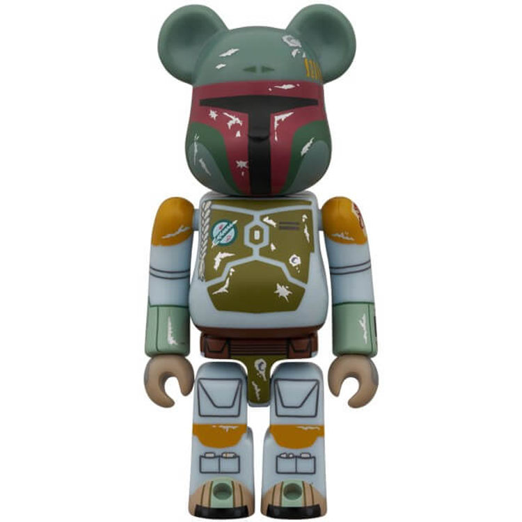 100%  Boba Fett : Chase Star Wars Bearbricn by Star Wars