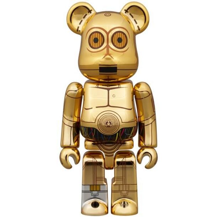 100%  C3-PO : Chase Star Wars Bearbricn by Star Wars