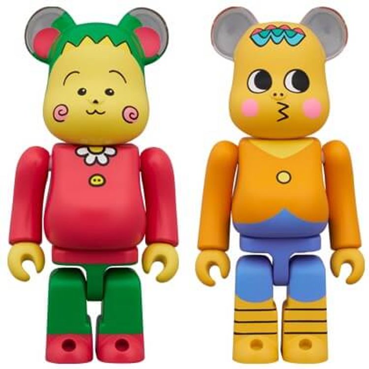 100% Coji-coji & Jiro Be@rbrick (Set) by Momoko Sakura