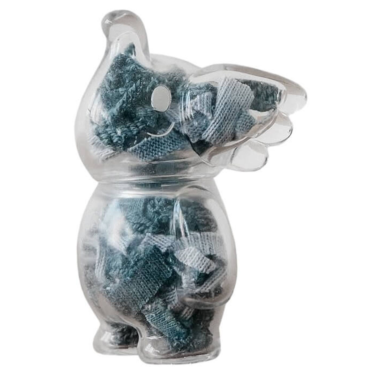 100% Elfie Cloth Strip (Washed Teal Green & Light Blue)