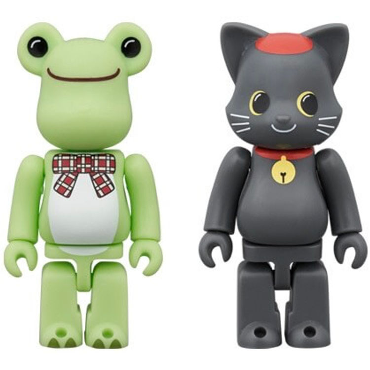 100% Frog Pickles Bearbrick & Cat Pierre NY@brick (Set) by Medicom