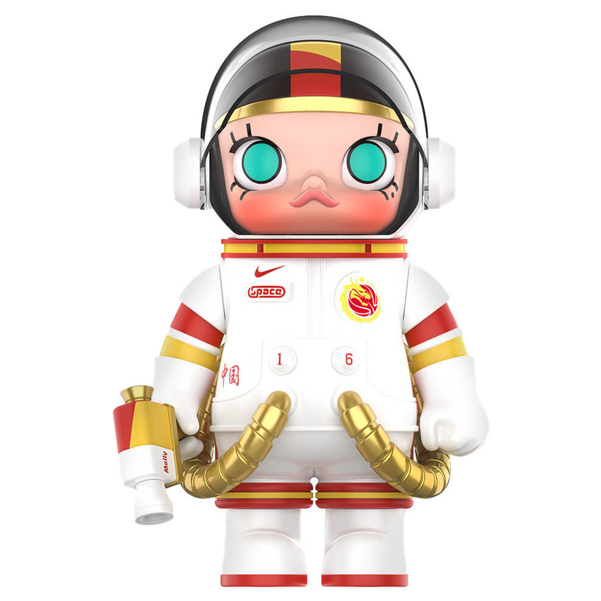 100% Mega Space Molly China Women's National Basketball White