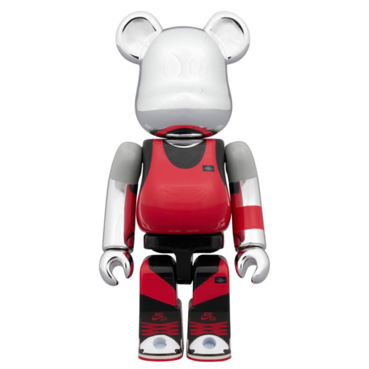 100% Michael Jordan 1985 AIR JORDAN Be@rbrick Silver