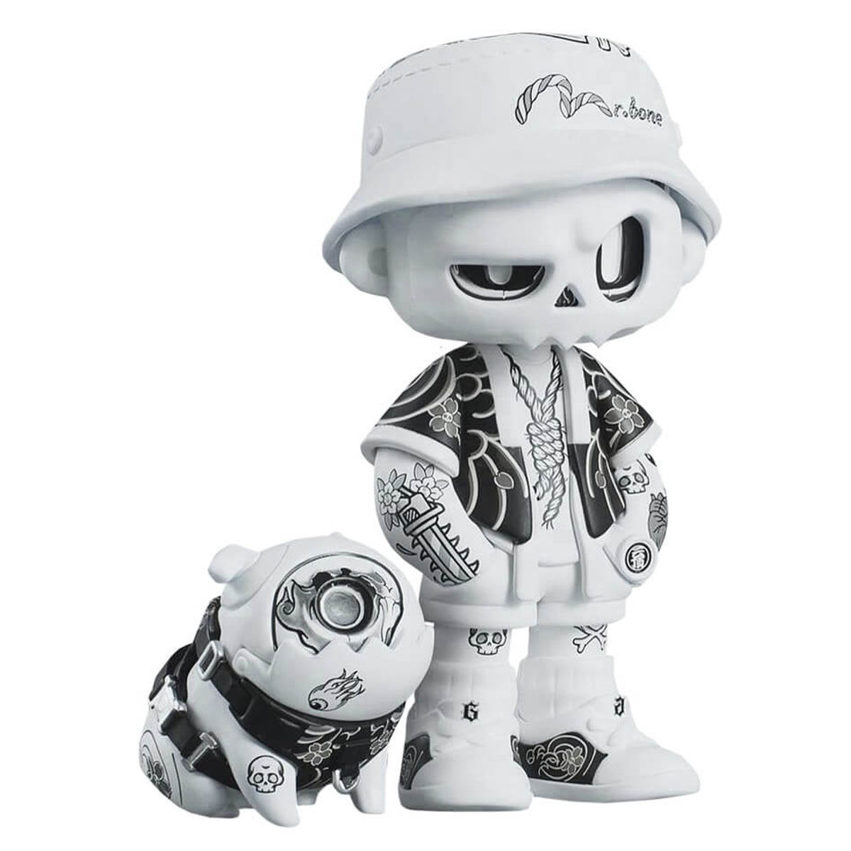 100% Mr. Bone Cloud Top Tattoo