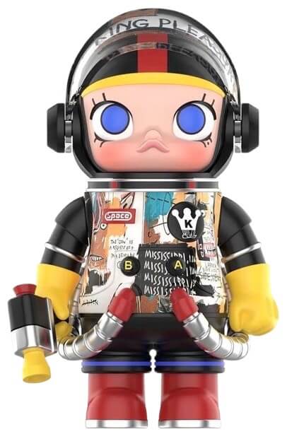 100% Space Molly Jean-Michel Basquiat created by Kenny Wong, Jean