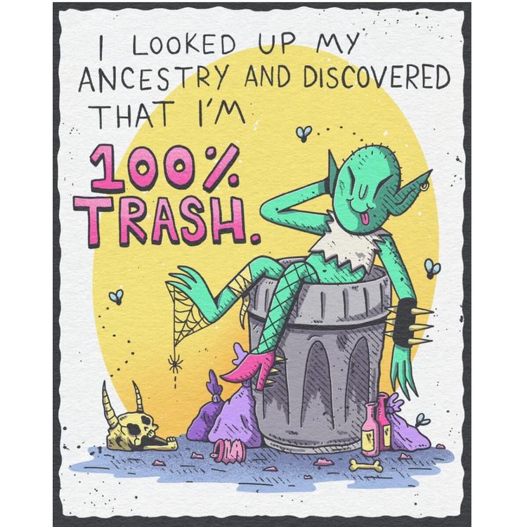 100% Trash by Wizard of Barge
