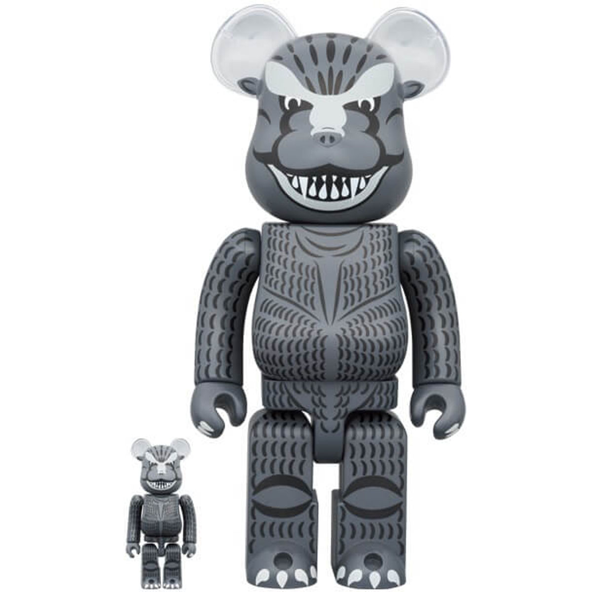 100% + 400% 1954 Godzilla Bearbrick (Set)