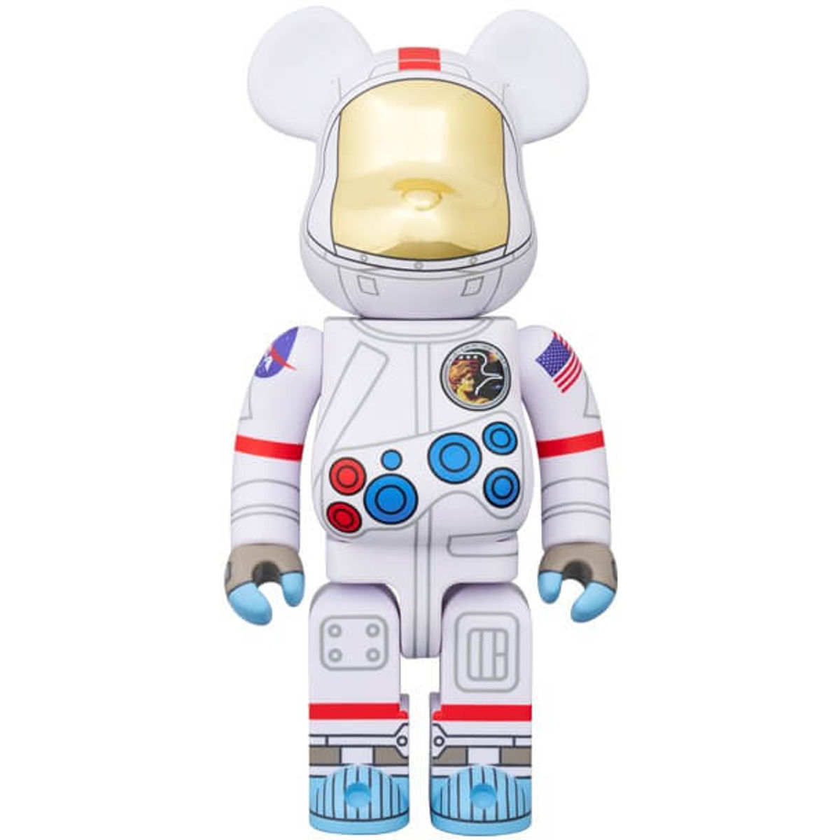 100% + 400% Apollo 17 Astronaut Be@rbrick