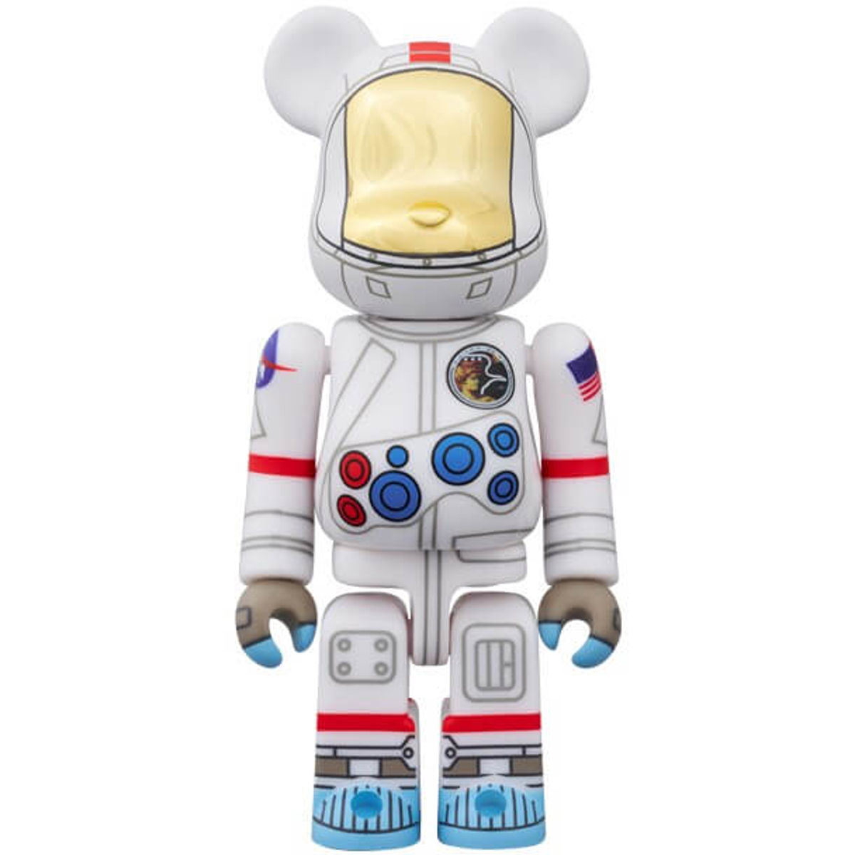 100% + 400% Apollo 17 Astronaut Be@rbrick