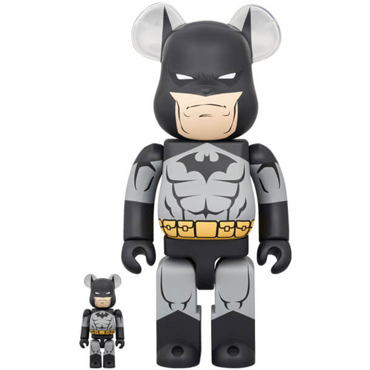 100% + 400% Black Batman Hush Be@rbrick (Set)