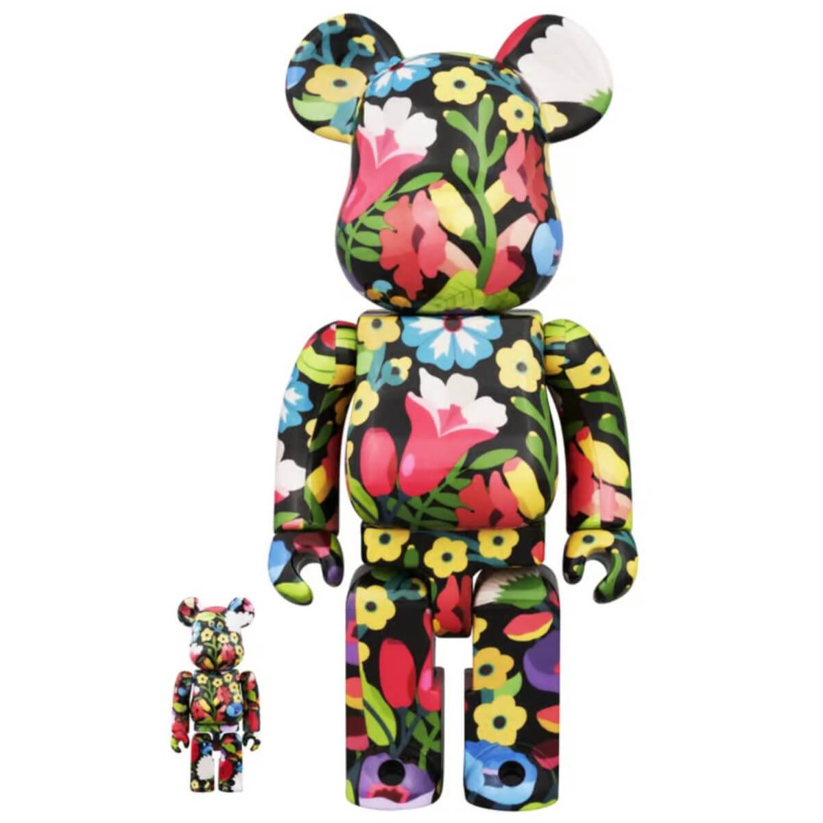100% + 400% Cosmic Bloom Bearbrick