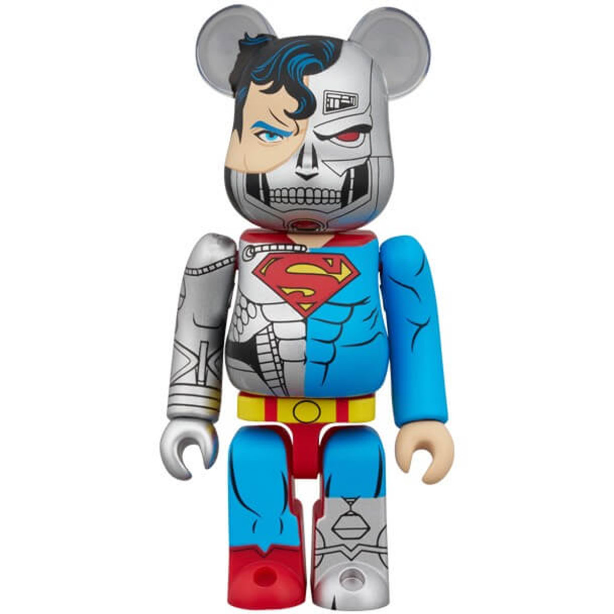 100% + 400% Cyborg Superman Bearbrick (set)