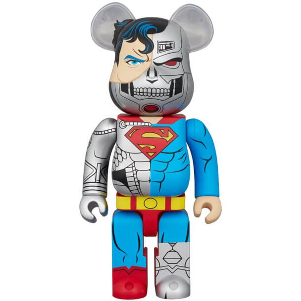 100% + 400% Cyborg Superman Bearbrick (set)