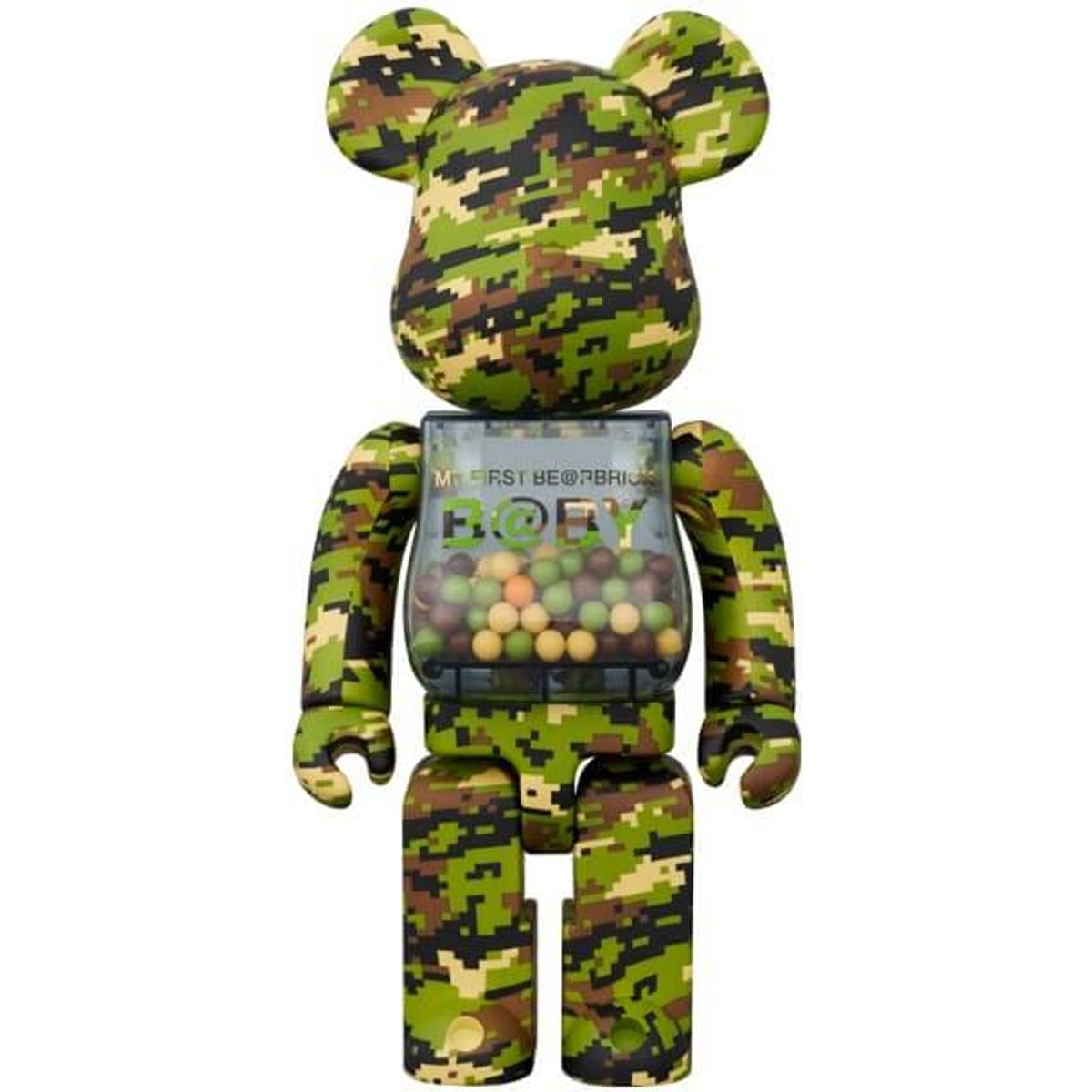 100% + 400% Digital Camo My First B@by Bearbrick (Set)