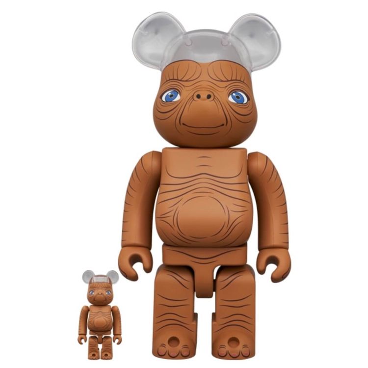 100% + 400% E.T : The Extra Terrestrial Be@rbrick (Set) by Universal Pictures