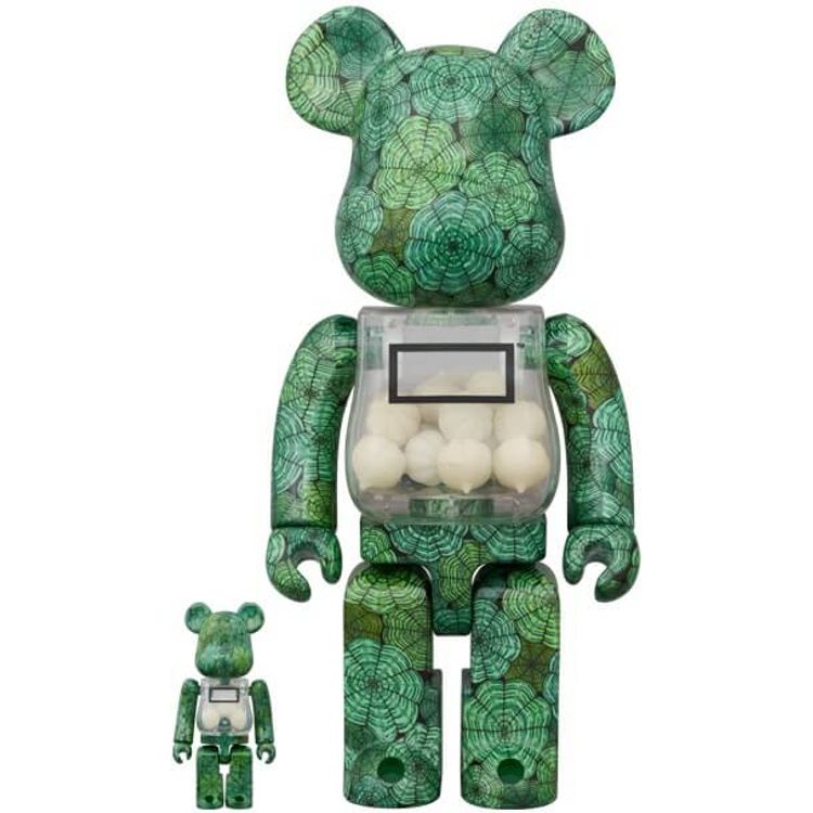 100% + 400% Euphorbia Obesa Bearbrick (Set) by Botanize