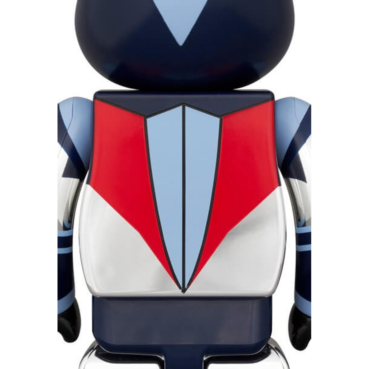 100% + 400% Gaiking Plated Ver Bearbrick