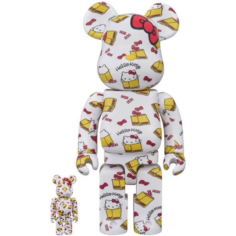 100% + 400% Hello Kitty  Exhibition Model Bearbrick by Sanrio