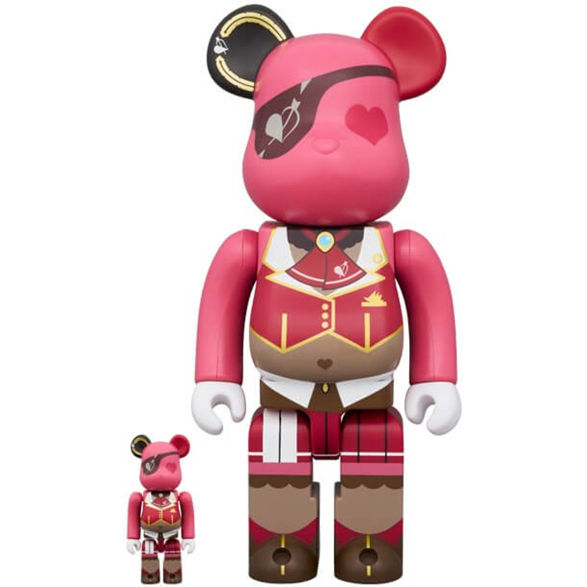 100% + 400% Houshou Marine Bearbrick