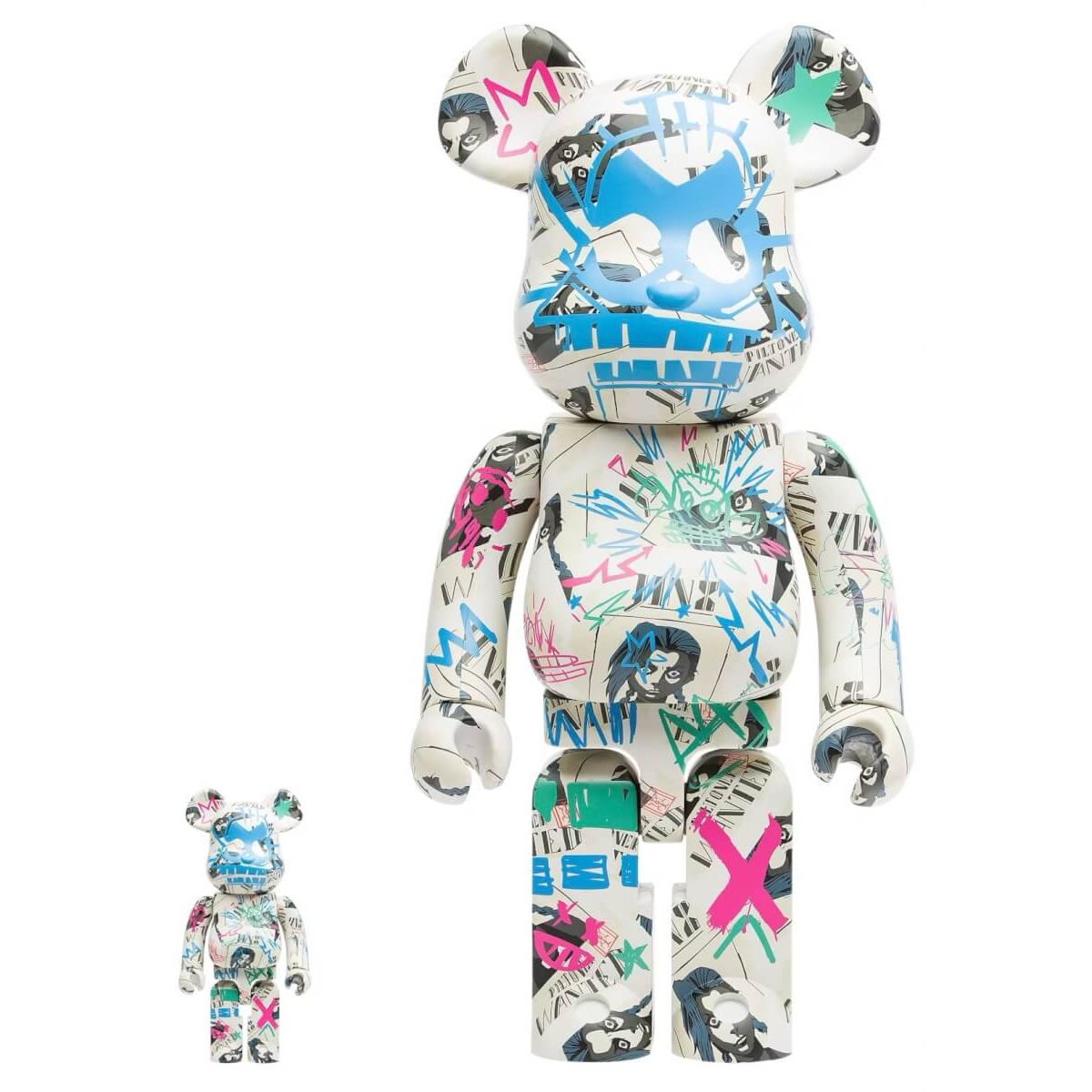 100% + 400% Jinx Wanted Poster : Arcane Bearbrick (set)