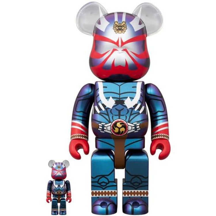 100% + 400% Kamen Rider Hibiki  Bearbrick (Set) by Shotaro Ishinomori