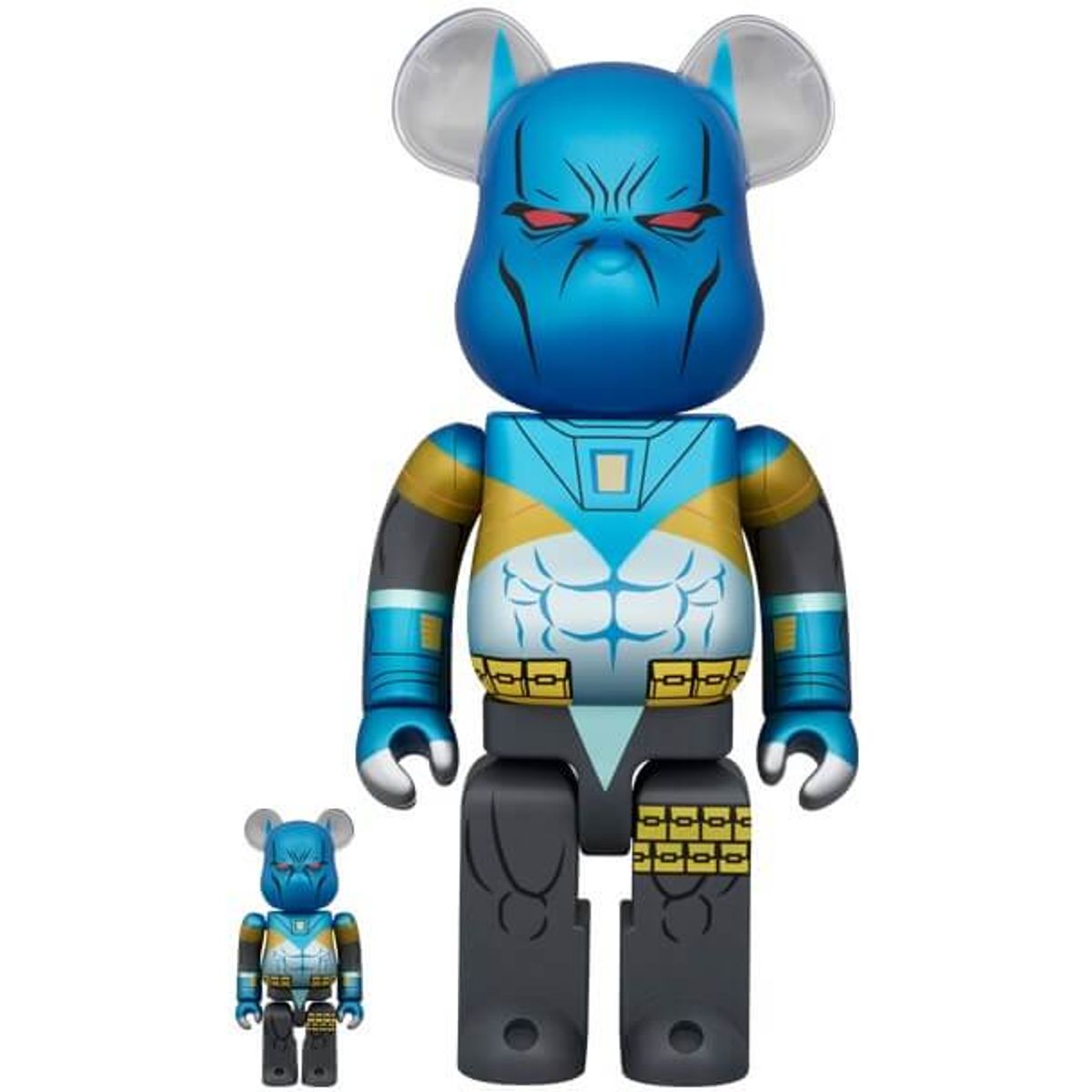 100% + 400% Knightfall Batman Bearbrick