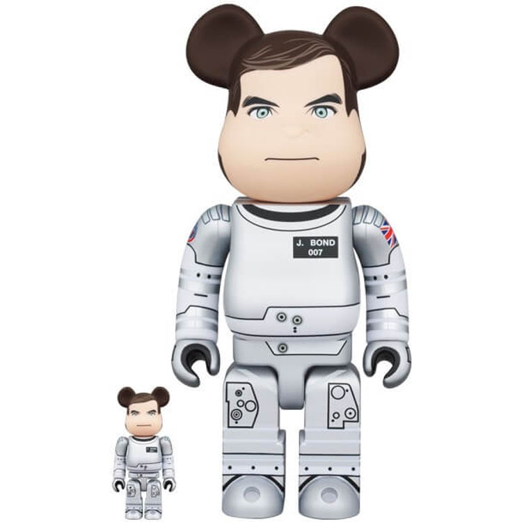 100% + 400% Moonraker James Bond Bearbrick (Set) by MGM Studios
