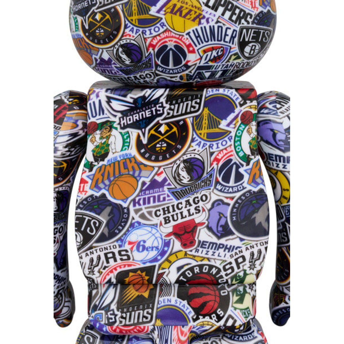 100% + 400% NBA Logo Bearbrick (Set)