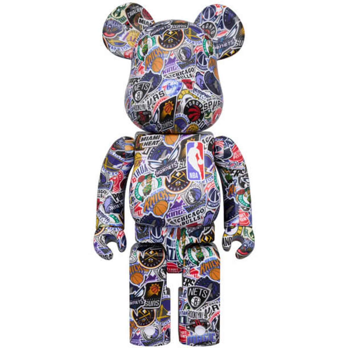 100% + 400% NBA Logo Bearbrick (Set)