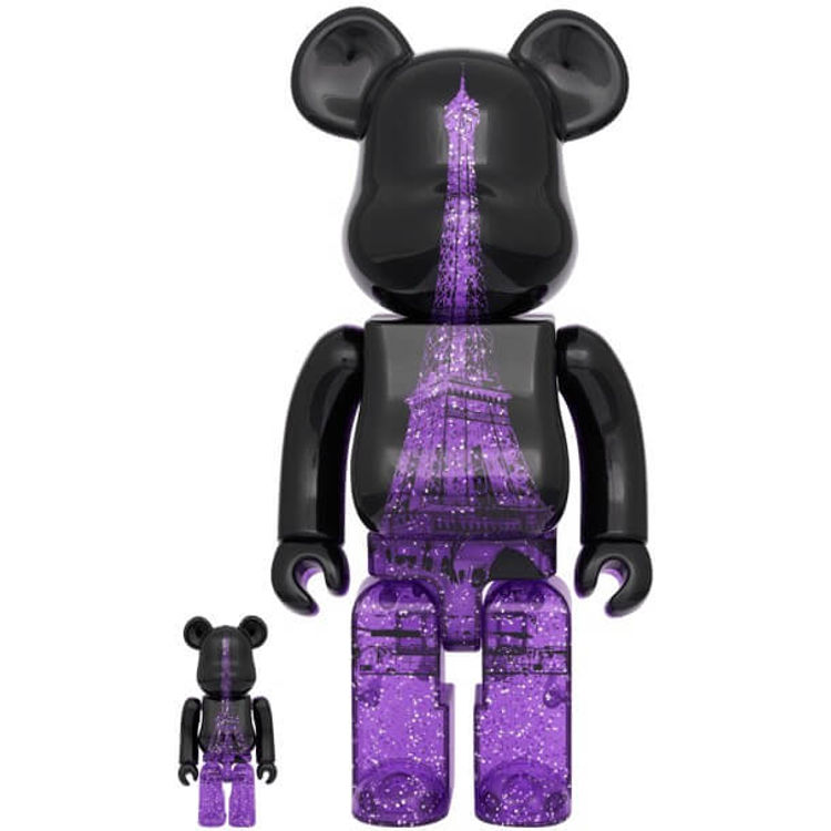 100% + 400% Sakira Eiffel Tower Bearbrick (Set) by Medicom