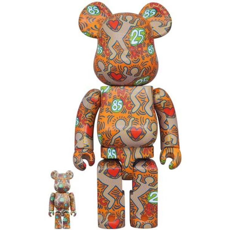 100% + 400% Special Keith Haring Bearbrick (Set) by Keith Haring