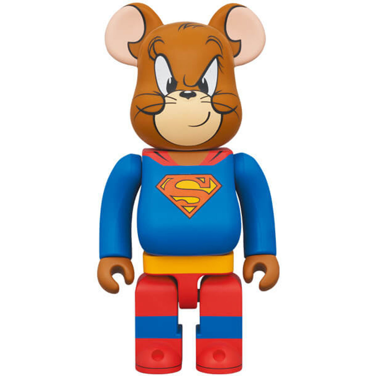 100% + 400% Superman Jerry : Tom & Jerry Be@rbrick (Set)