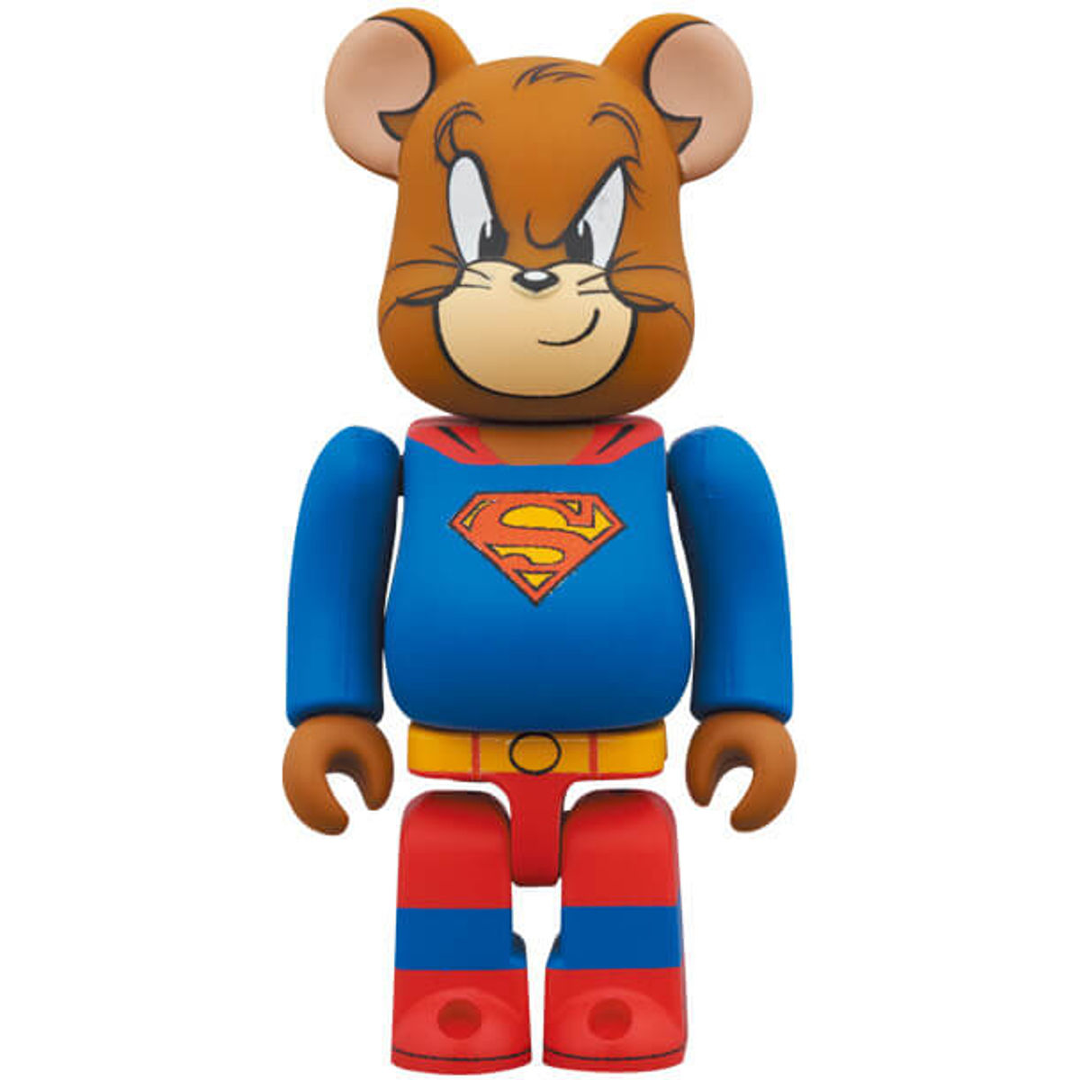 100% + 400% Superman Jerry : Tom & Jerry Be@rbrick (Set)