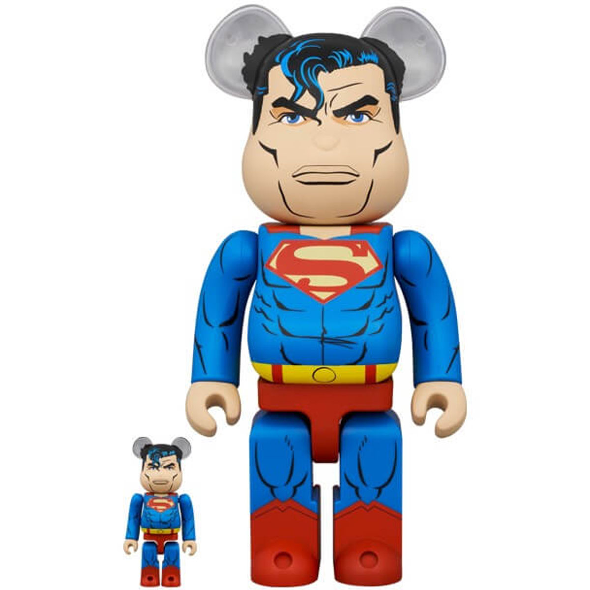 100% + 400% TDKR Superman Bearbrick