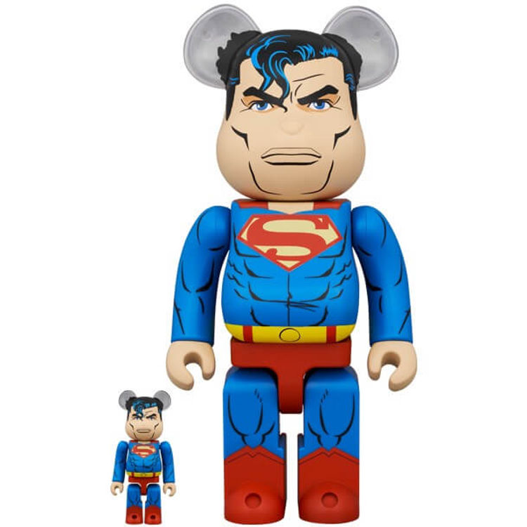 100% + 400% TDKR Superman Bearbrick by DC Comics