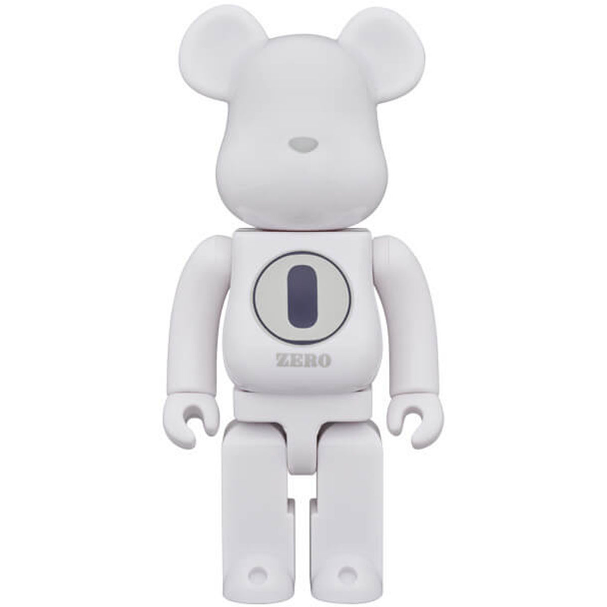 100% + 400% White Robert Indiana x Fragment Design Bearbrick