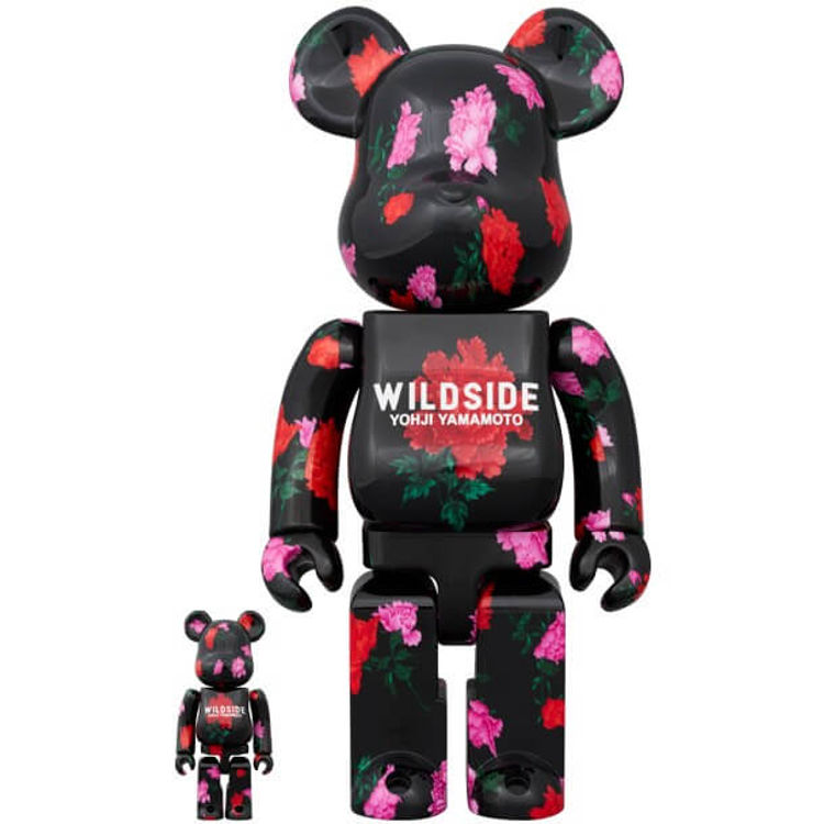 100% + 400%  Wildside Bearbrick by Yohji Yamamoto