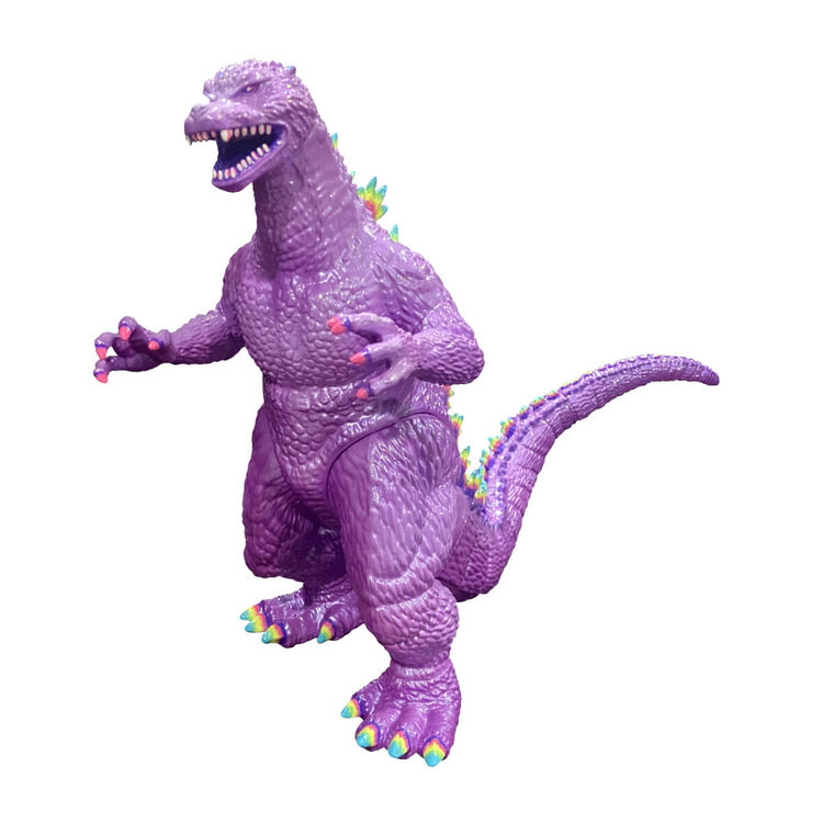 11" Rainbow Sparkle Godzilla by Heartbat Studio